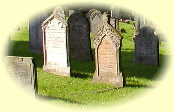 Memorials in churchyard