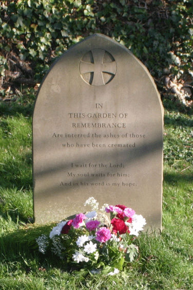 Memorials in churchyard